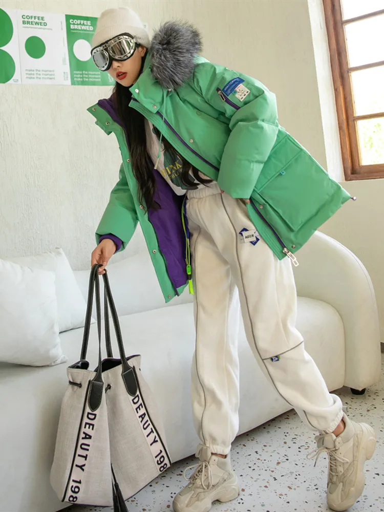 Новинка 2023, женская зимняя куртка с воротником из лисьего меха, пальто, утепленная верхняя одежда, куртка из белого гусиного пуха, женские утепленные парки средней длины, пальто
Новинка 2023, женская зимняя куртка с воротником из лисьего меха, пальто, утепленная верхняя одежда, куртка из белого гусиного пуха, женские утепленные парки средней длины, пальто