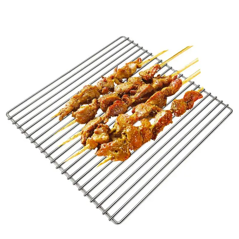 Fire Pit Cooking Grate BBQ Grid Over Campfire Grill Cooking Rack Camping Kitchen Cookware Stainless Steel Grate For Survival
Fire Pit Cooking Grate BBQ Grid Over Campfire Grill Cooking Rack Camping Kitchen Cookware Stainless Steel Grate For Survival