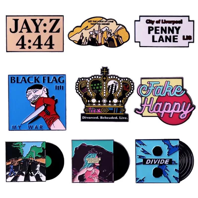 New Rock Band Logo Metal Enamel Brooch Music Arts Hiphop Lapel Badge Backpack Denim Jacket Pin Decoration Give Friends Fans Gift
New Rock Band Logo Metal Enamel Brooch Music Arts Hiphop Lapel Badge Backpack Denim Jacket Pin Decoration Give Friends Fans Gift