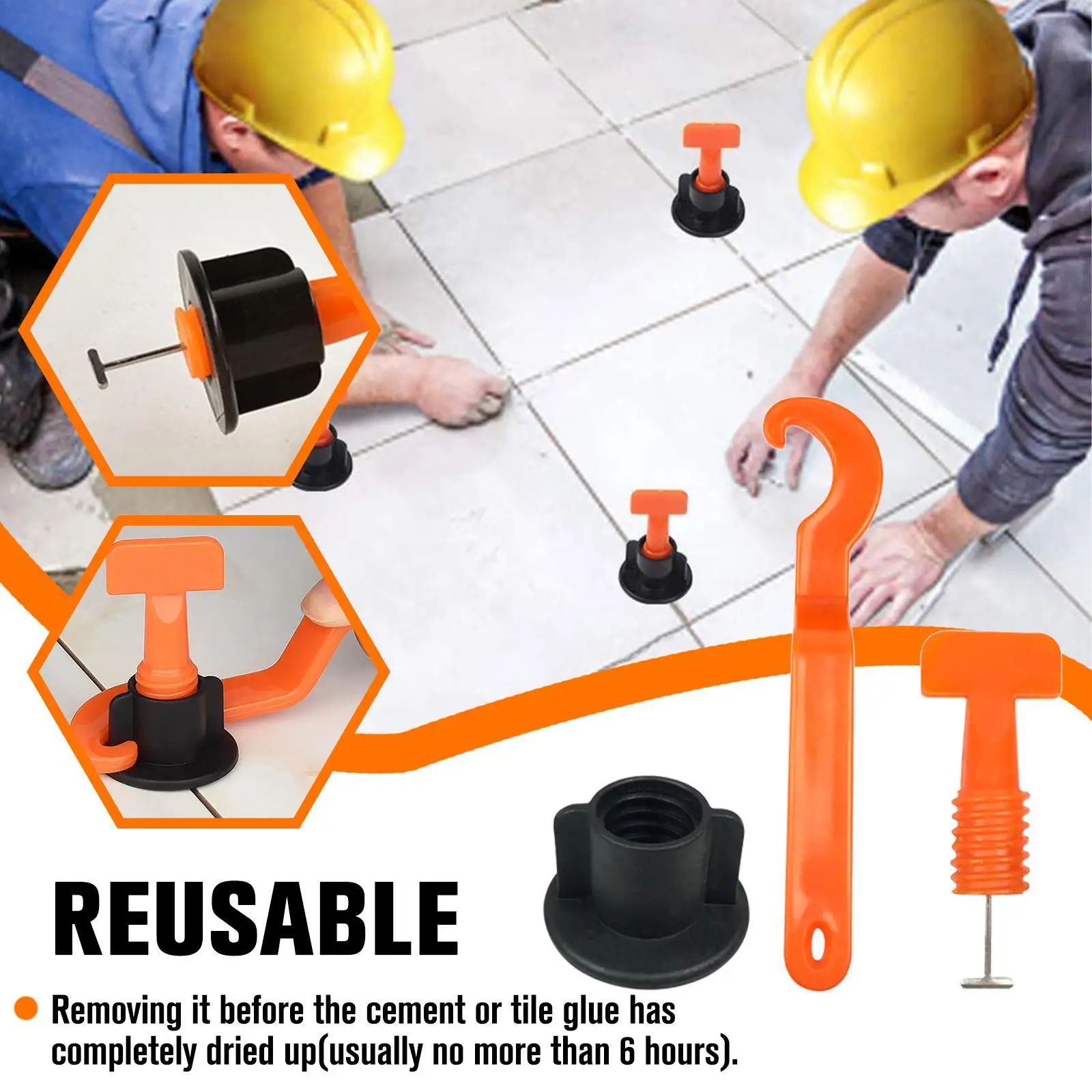 101Pcs/set Alignment Tile Leveling Wedges Tile Spacers System Flat Ceramic Leveler for Floor Wall Construction Tools Locator
101Pcs/set Alignment Tile Leveling Wedges Tile Spacers System Flat Ceramic Leveler for Floor Wall Construction Tools Locator