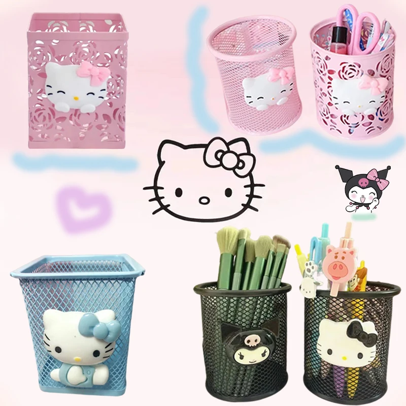 Sanrio Kawaii Hello Kitty Pen Holder My Melody Kuromi Girls Stationery Cartoon Large Capacity Makeup Brush Storage Container
Sanrio Kawaii Hello Kitty Pen Holder My Melody Kuromi Girls Stationery Cartoon Large Capacity Makeup Brush Storage Container