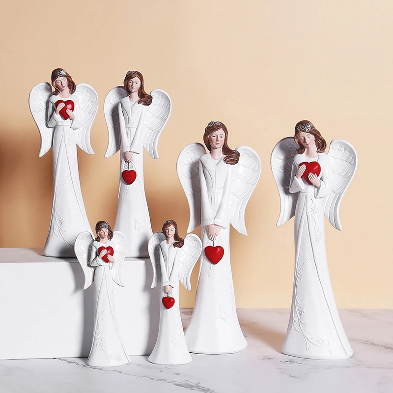Red Love Angel Ornament Resin Crafts Abstract Character Figurines Living Room Home Decoration Miniature Model Wedding Gifts
Red Love Angel Ornament Resin Crafts Abstract Character Figurines Living Room Home Decoration Miniature Model Wedding Gifts