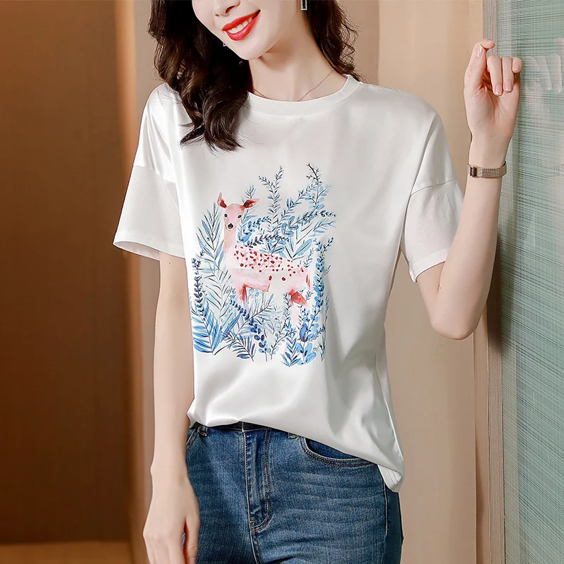 Футболка женская хлопковая с круглым вырезом, топ в стиле пэчворк, Повседневная модная рубашка с коротким рукавом, одежда на лето
Футболка женская хлопковая с круглым вырезом, топ в стиле пэчворк, Повседневная модная рубашка с коротким рукавом, одежда на лето