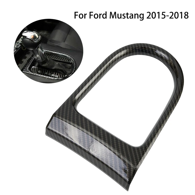 Отделка панели переключения передач для Ford Mustang 2015-2018, черная наклейка для интерьера автомобиля из углеродного волокна
Отделка панели переключения передач для Ford Mustang 2015-2018, черная наклейка для интерьера автомобиля из углеродного волокна