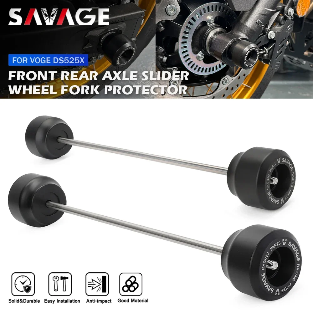 525DSX 500DS Rear Front Axle Sliders Crash Protector For VOGE DS525X Valico 525 DSX 500 DS Motorcycle Wheel Axle Fork Guards Pad
525DSX 500DS Rear Front Axle Sliders Crash Protector For VOGE DS525X Valico 525 DSX 500 DS Motorcycle Wheel Axle Fork Guards Pad