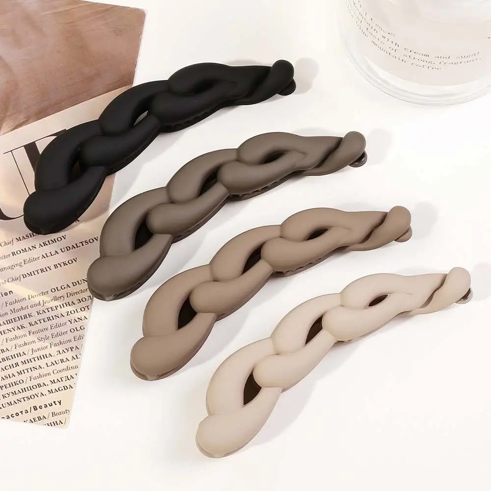 Frosted Plastic Banana Clip Retro Cross Korean Style Matte Hair Clip Crab 10.5cm Ponytail Clip Hair Twist Hair Pin Wash Face
Frosted Plastic Banana Clip Retro Cross Korean Style Matte Hair Clip Crab 10.5cm Ponytail Clip Hair Twist Hair Pin Wash Face