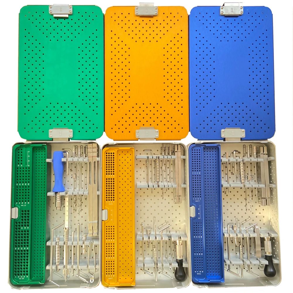Orthopedic Surgical Instruments Veterinary 1.6/2.4/3.2/4.0 veterinary surgical kit for Surgery Locking Plate System
Orthopedic Surgical Instruments Veterinary 1.6/2.4/3.2/4.0 veterinary surgical kit for Surgery Locking Plate System