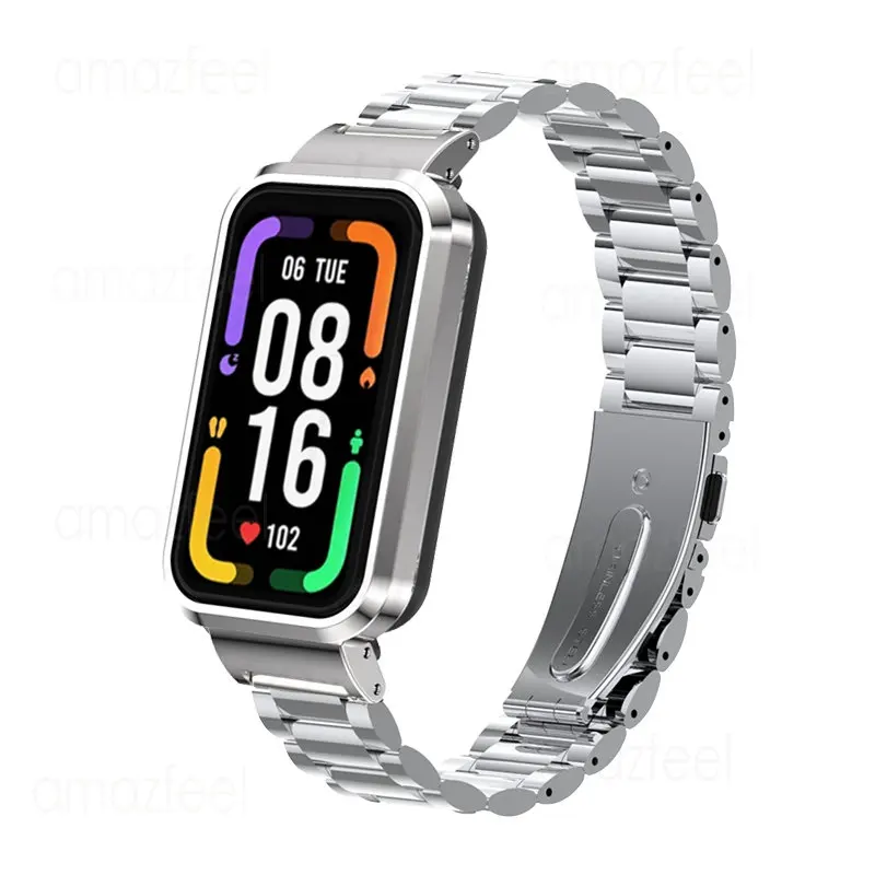 Ремешок из нержавеющей стали для смарт-часов Redmi Band 2 Redmi Smart band Pro, металлические защитные браслеты и защитный чехол
Ремешок из нержавеющей стали для смарт-часов Redmi Band 2 Redmi Smart band Pro, металлические защитные браслеты и защитный чехол