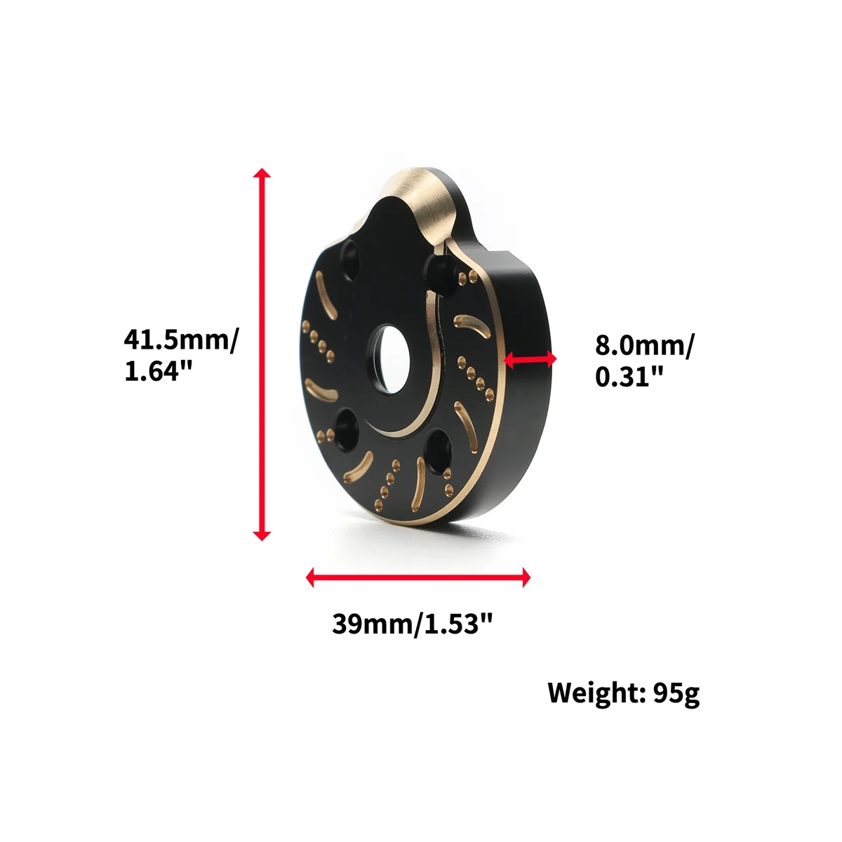 4 шт латунный вес 95 г внешняя фреза рулевого управления для Axial SCX10 III Капа UTB 1/10 Радиоуправляемый гусеничный автомобиль
4 шт латунный вес 95 г внешняя фреза рулевого управления для Axial SCX10 III Капа UTB 1/10 Радиоуправляемый гусеничный автомобиль