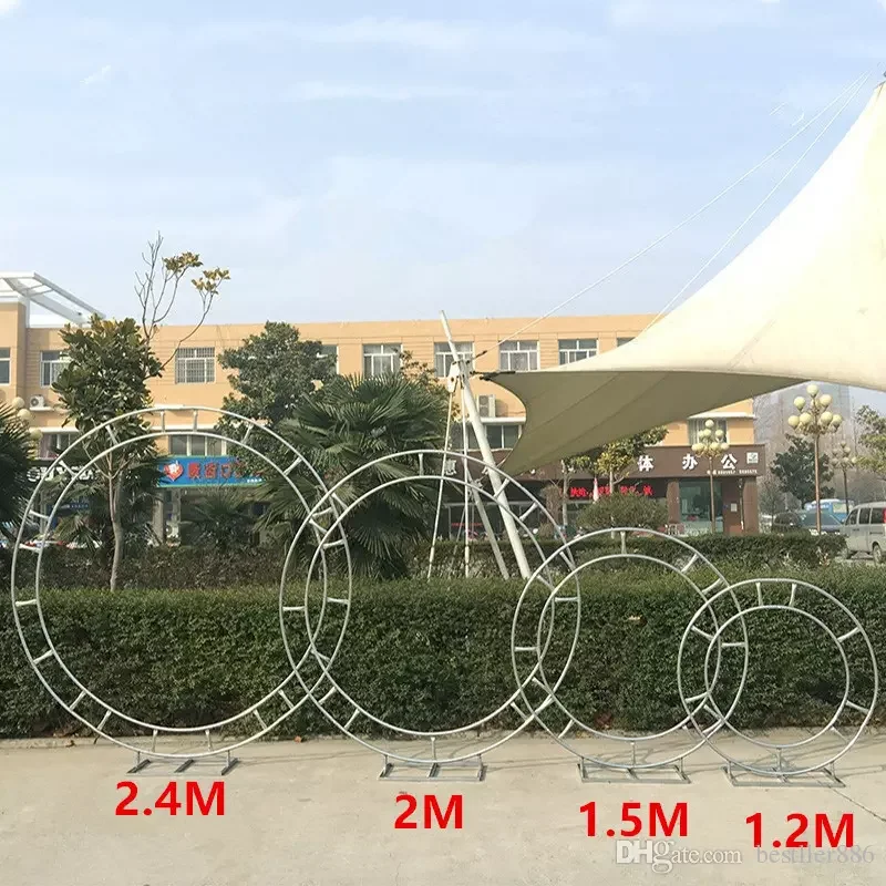 New DIY Wedding Prop Iron Ring Shelf Artificial Flower Wall Stand Door Wedding Background Decor Iron Round Arch Frame 4 Size
New DIY Wedding Prop Iron Ring Shelf Artificial Flower Wall Stand Door Wedding Background Decor Iron Round Arch Frame 4 Size