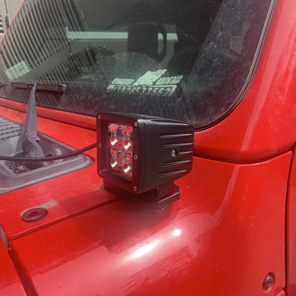 Lantsun JL1272 A-pillar spot светильник с кронштейном для jeep for wrangler JL 2018 + светодиодная лампа 
Lantsun JL1272 A-pillar spot светильник с кронштейном для jeep for wrangler JL 2018 + светодиодная лампа