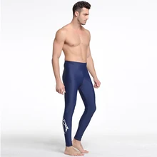 SBART Mens Swimwear Diving Surfing Swimming Tights Yoga Fitness Pants Snorkeling UPF50+ Leggings Rash Guard S-4XL
