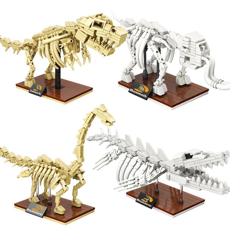 Dinosaur World Park Dinosaur Fossil Building Blocks Triangle Top Skeleton Brick Toy Prehistoric Creatures Dinosaur War Toy
Dinosaur World Park Dinosaur Fossil Building Blocks Triangle Top Skeleton Brick Toy Prehistoric Creatures Dinosaur War Toy