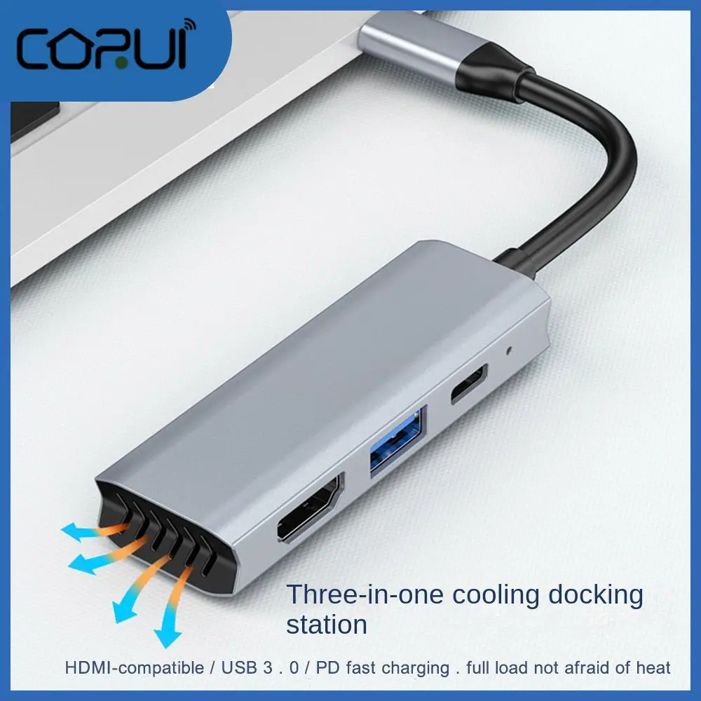 Laptop Extender High Speed Transmission 4k Usb 3.0 Extender 100w Fast Charging Multifunctional Computer Hub Converter 3-in-1
Laptop Extender High Speed Transmission 4k Usb 3.0 Extender 100w Fast Charging Multifunctional Computer Hub Converter 3-in-1