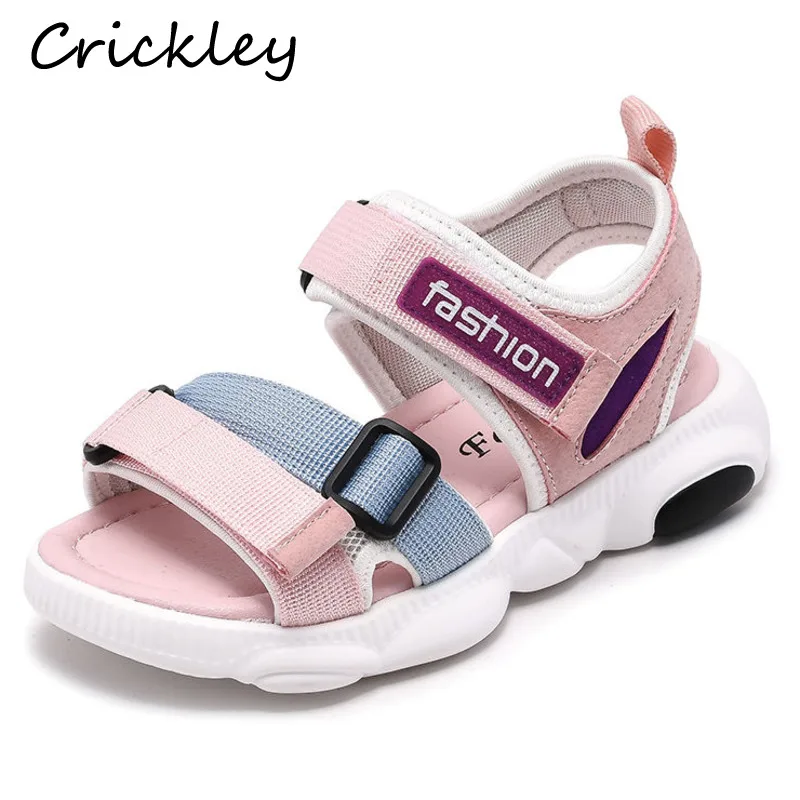 Patchwork Girl's Beach Shoes Summer Cloth Hook Loop Sport Sandals For Kids Soft Non Slip Breathable Designer Children Sandals
Patchwork Girl's Beach Shoes Summer Cloth Hook Loop Sport Sandals For Kids Soft Non Slip Breathable Designer Children Sandals