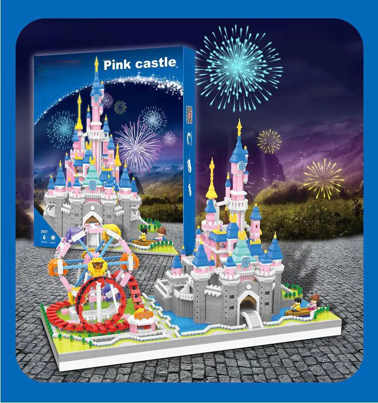 Creative Amusement Park Building Bricks Ferris Wheel Micro Diamond Block World Famous City Fairyland Castle Figure Nanobrick Toy
Creative Amusement Park Building Bricks Ferris Wheel Micro Diamond Block World Famous City Fairyland Castle Figure Nanobrick Toy