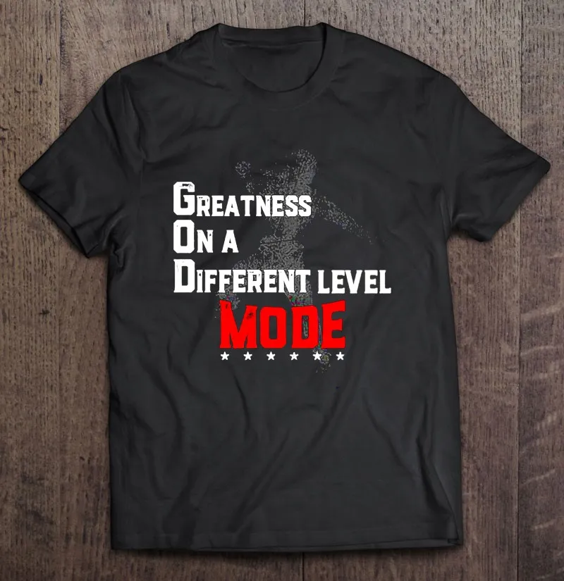 God Greatness On A Different Level Mode T Shirt Men's Shirt Short Sleeve T-Shirts Men's T-Shirts T Shirt For Men Anime T-Shirt
God Greatness On A Different Level Mode T Shirt Men's Shirt Short Sleeve T-Shirts Men's T-Shirts T Shirt For Men Anime T-Shirt