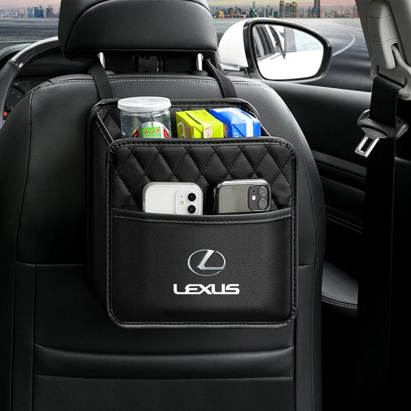 Car Seat Back Storage Bag Trash Can Tissue Box High Capacity Hanging Organizer Accessories For Lexus IS250 LX570 IS200 IS300 IS
Car Seat Back Storage Bag Trash Can Tissue Box High Capacity Hanging Organizer Accessories For Lexus IS250 LX570 IS200 IS300 IS