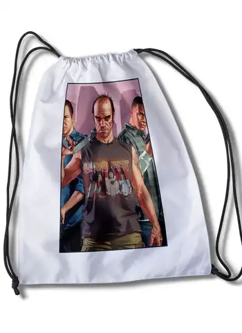 Сумка для основного взуття гри Grand Theft Auto V (GTA 5) (Rockstar, Action Movie, Humor, Casino, Travr, Michael) - 32666