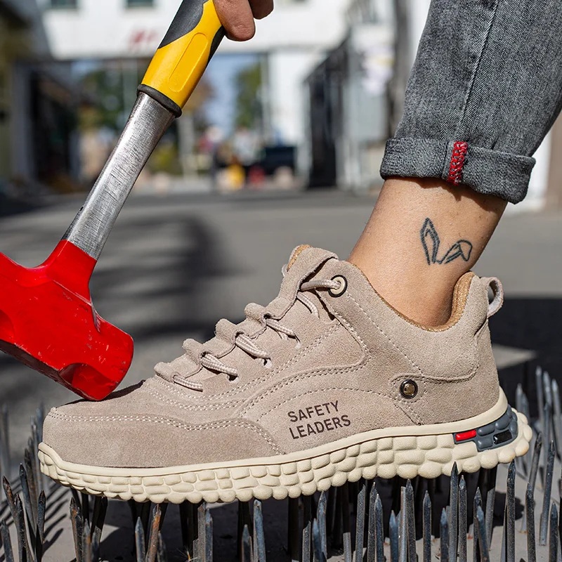 New High-top Safety Shoes Men's Anti-smashing Site Waterproof Work Shoes Wear-resistant Electric Welders Safety Insurance Shoes
New High-top Safety Shoes Men's Anti-smashing Site Waterproof Work Shoes Wear-resistant Electric Welders Safety Insurance Shoes