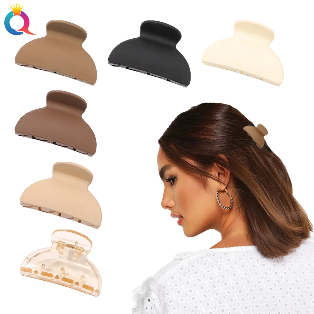 Korean Women Hair Claw Matta Solid Color Hair Crab Retro Scrub Hair Shark Clips Acrylic Hair Clips for Girls Hair Accessories
Korean Women Hair Claw Matta Solid Color Hair Crab Retro Scrub Hair Shark Clips Acrylic Hair Clips for Girls Hair Accessories