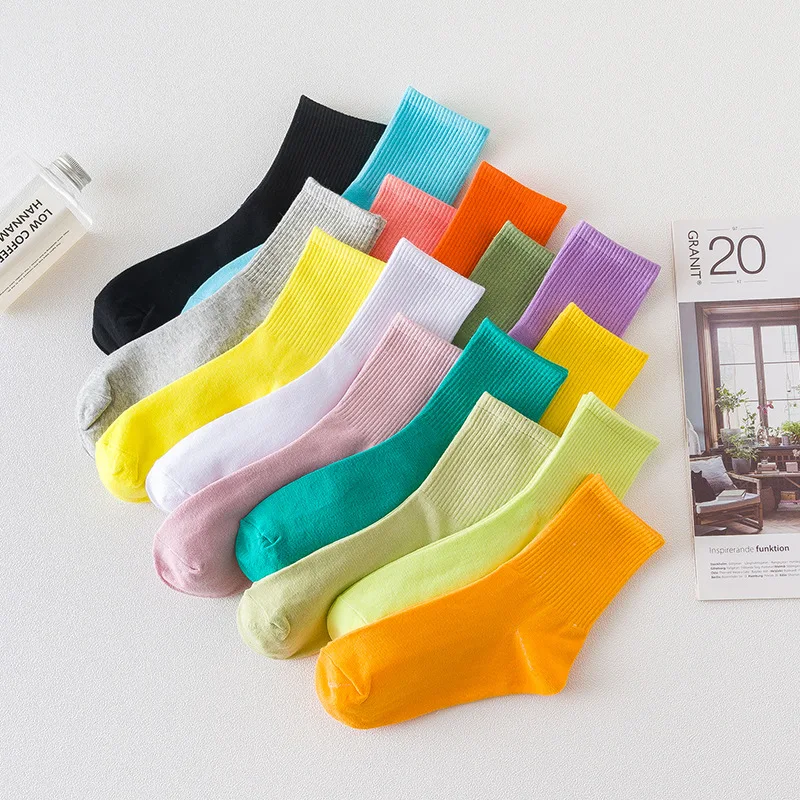 1 Pairs Solid Color Harajuku Women Socks Cotton Loose Socks Fashion Sports Student Socks Cute Socks Colorful Socks White Socks
1 Pairs Solid Color Harajuku Women Socks Cotton Loose Socks Fashion Sports Student Socks Cute Socks Colorful Socks White Socks