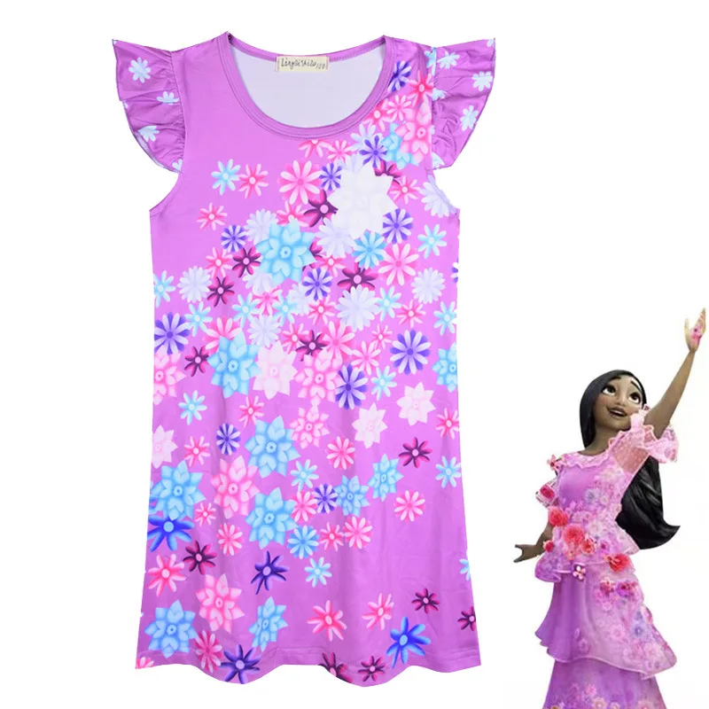 2022 New Disney Encanto European and American Cute Cartoon Printing Flying Sleeves 100 Polyester girls pajamas dress
2022 New Disney Encanto European and American Cute Cartoon Printing Flying Sleeves 100 Polyester girls pajamas dress