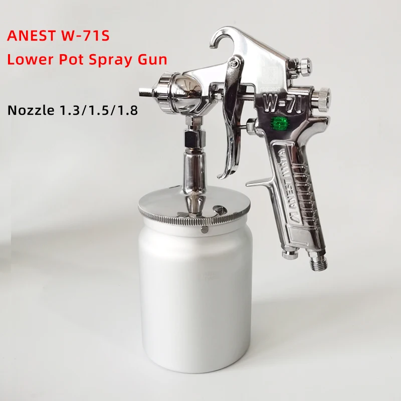 Japan Iwata W-71S Spray Gun Car Furniture Paint Primer Spray 1.5mm Nozzle High Atomization Pneumatic Under The Pot Spray Gun
Japan Iwata W-71S Spray Gun Car Furniture Paint Primer Spray 1.5mm Nozzle High Atomization Pneumatic Under The Pot Spray Gun