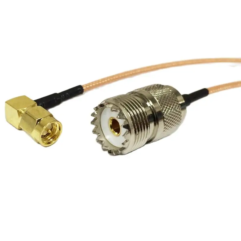 New SMA Male Right Angle 90 Degree Switch UHF Female SO239 Pigtail Cable RG316 Wholesale Fast Ship 15CM/30CM/50CM/100CM Adapter
New SMA Male Right Angle 90 Degree Switch UHF Female SO239 Pigtail Cable RG316 Wholesale Fast Ship 15CM/30CM/50CM/100CM Adapter