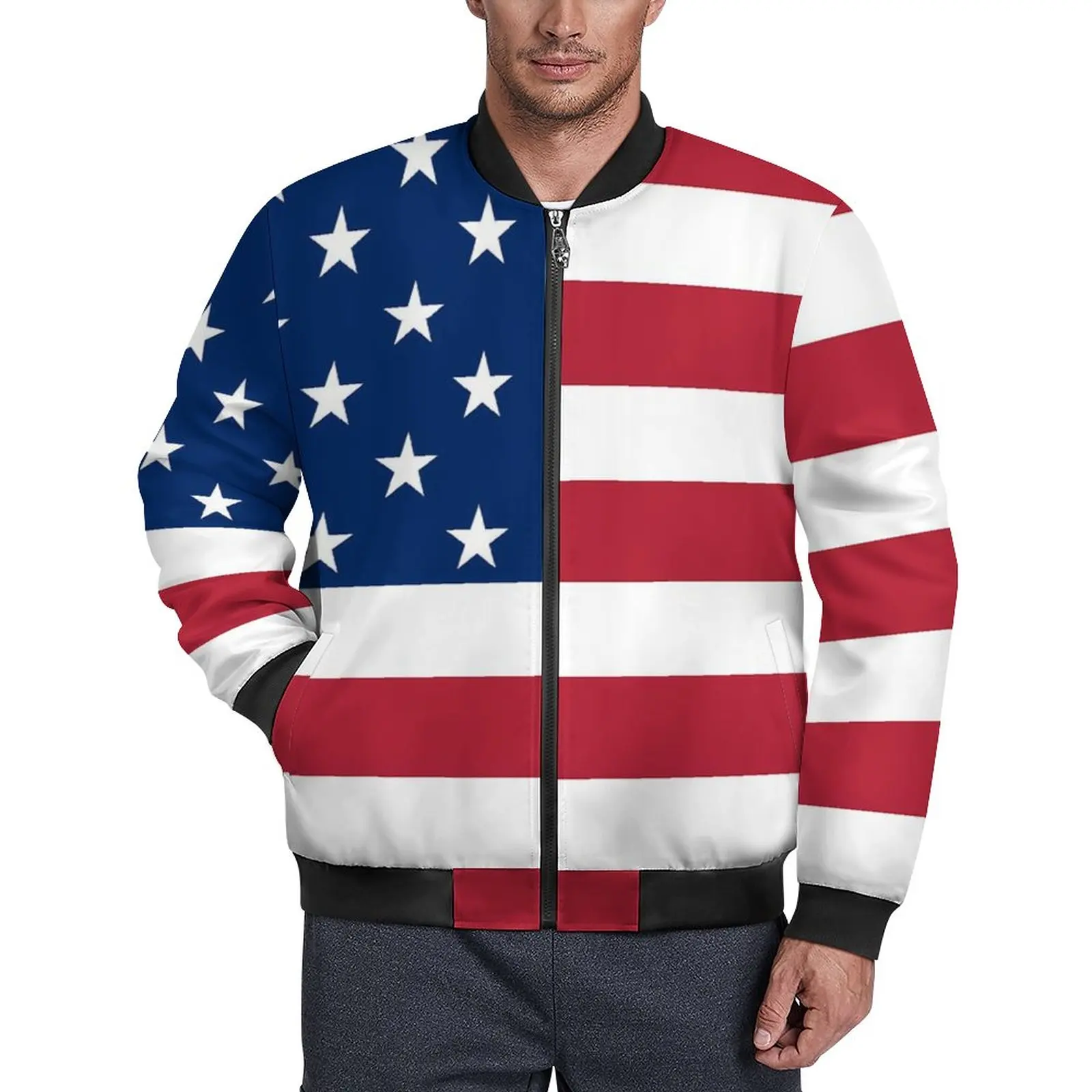 American Flag Casual Jackets Male Stars And Stripes Print Coats Winter Trendy Jacket Pockets Design Loose Windbreakers Plus Size
American Flag Casual Jackets Male Stars And Stripes Print Coats Winter Trendy Jacket Pockets Design Loose Windbreakers Plus Size