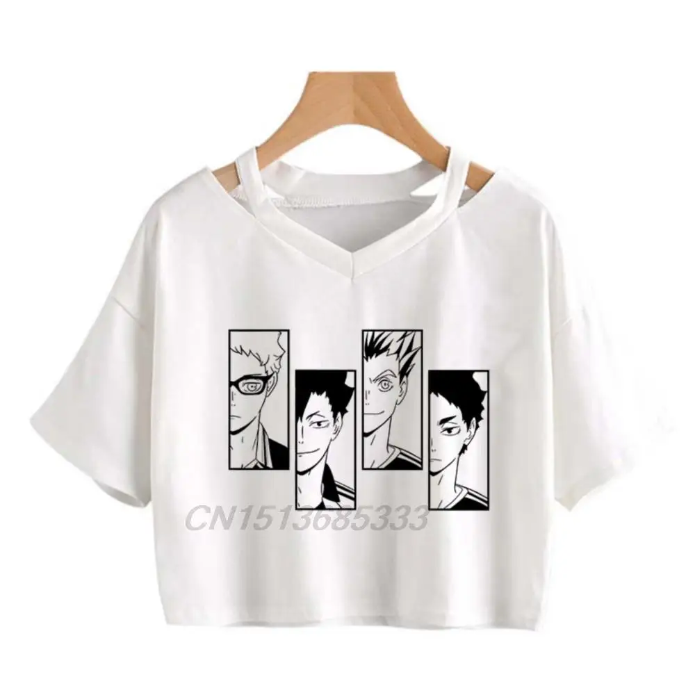 Haikyuu Women Manga Printed T-shirts The Morning Ritual High Quality Printed Clothing Bungo Stray Dogs Anime Kawaii Crop Tops 
Haikyuu Women Manga Printed T-shirts The Morning Ritual High Quality Printed Clothing Bungo Stray Dogs Anime Kawaii Crop Tops