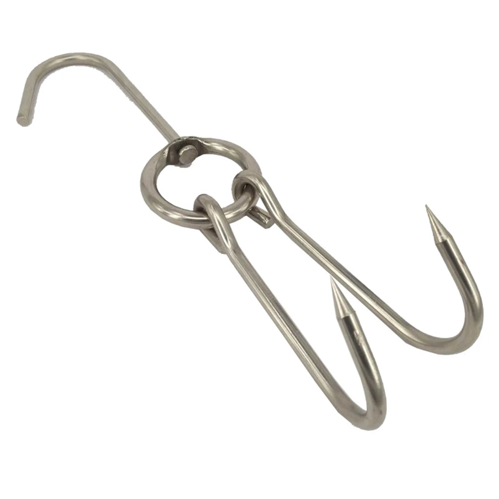 5Pcs Stainless Steel Double Hook Meat Rack Roast Duck Turkey Bacon Clasp BBQ Grill Hanger Poultry Sausage Drying Hanging Hook
5Pcs Stainless Steel Double Hook Meat Rack Roast Duck Turkey Bacon Clasp BBQ Grill Hanger Poultry Sausage Drying Hanging Hook