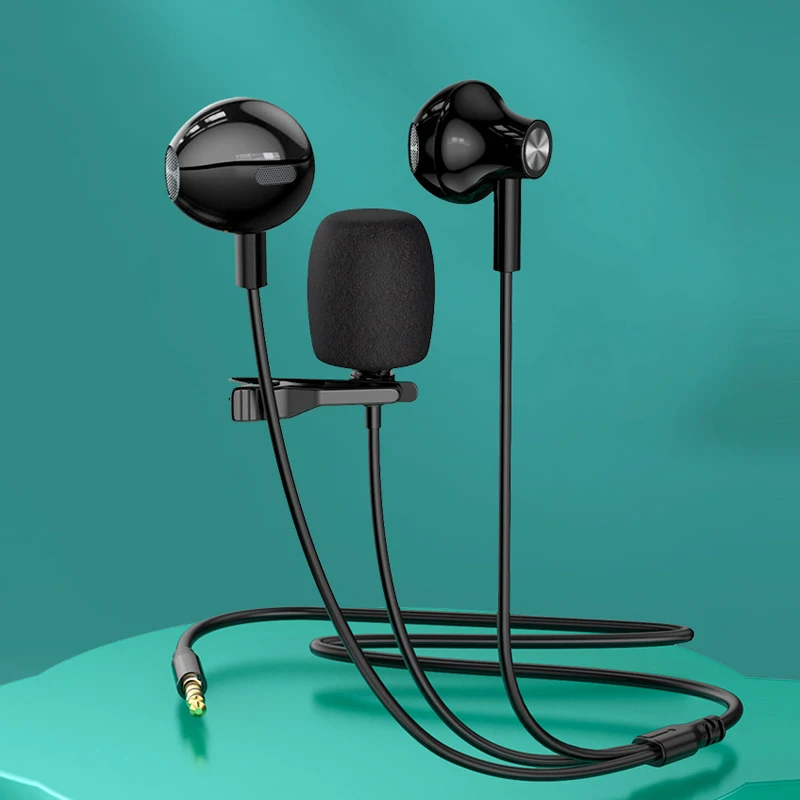 Wired Microphone High-definition Noise Reduction Collar Clip Mic Comes With An Integrated Headset Podcast Online Live Compatible
Wired Microphone High-definition Noise Reduction Collar Clip Mic Comes With An Integrated Headset Podcast Online Live Compatible