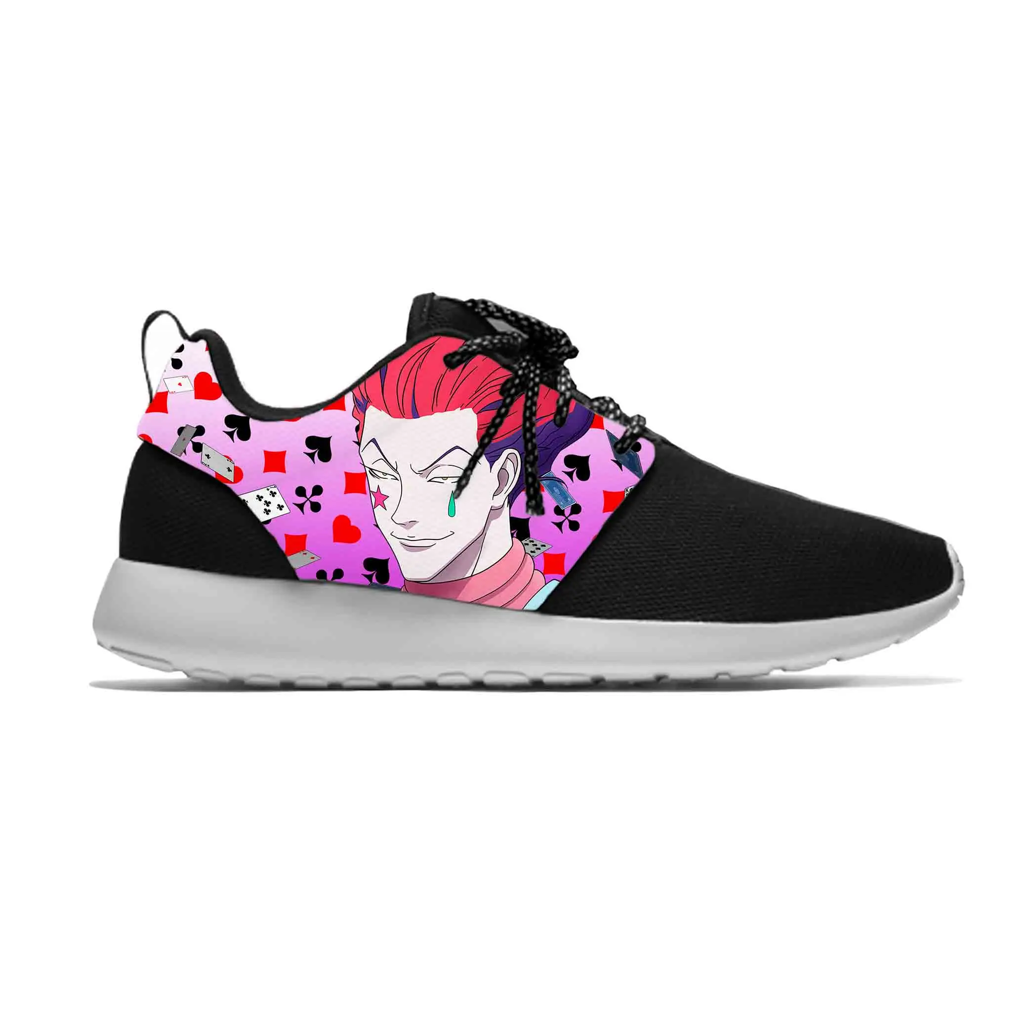 Japanese Anime Manga Hunter X Hunter Hisoka Morow Sport Running Shoes Casual Breathable Lightweight 3D Print Men Women Sneakers
Japanese Anime Manga Hunter X Hunter Hisoka Morow Sport Running Shoes Casual Breathable Lightweight 3D Print Men Women Sneakers