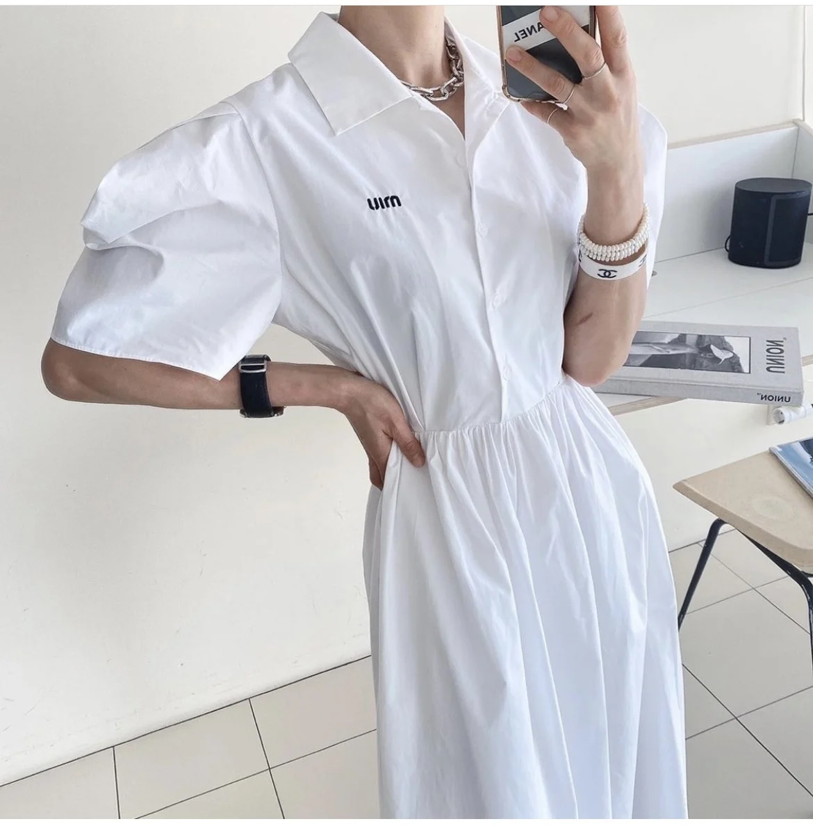 SuperAen 2022 Summer Solid Slim Turn-down Collar A-LINE Casual Ankle-Length Woman Dress
SuperAen 2022 Summer Solid Slim Turn-down Collar A-LINE Casual Ankle-Length Woman Dress