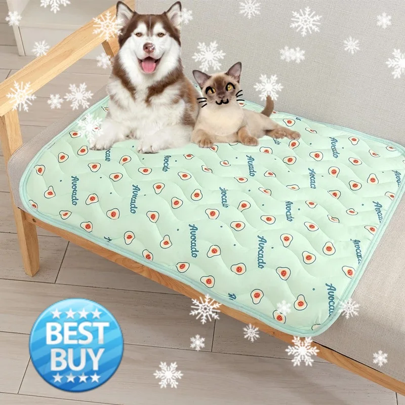 Dog Cooling Ice Mat Summer Pet Silk Pad Breatbable Dog Cat Seat Cushion Pet Sleeping Bed Kennel For Small Meduim Large Dogs Cat
Dog Cooling Ice Mat Summer Pet Silk Pad Breatbable Dog Cat Seat Cushion Pet Sleeping Bed Kennel For Small Meduim Large Dogs Cat