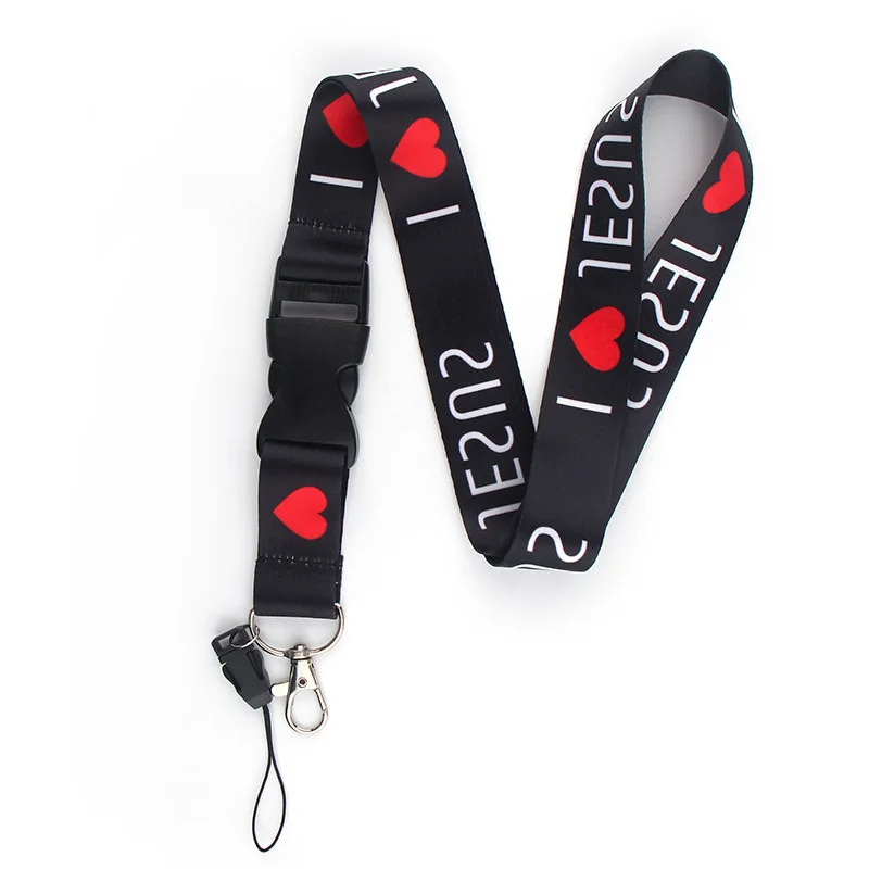 I love jesus Cartoon Neck Strap Lanyard for Keys ID Card Badge Holder Mobile Phone Straps Rope Keychain Webbing Ribbon
I love jesus Cartoon Neck Strap Lanyard for Keys ID Card Badge Holder Mobile Phone Straps Rope Keychain Webbing Ribbon