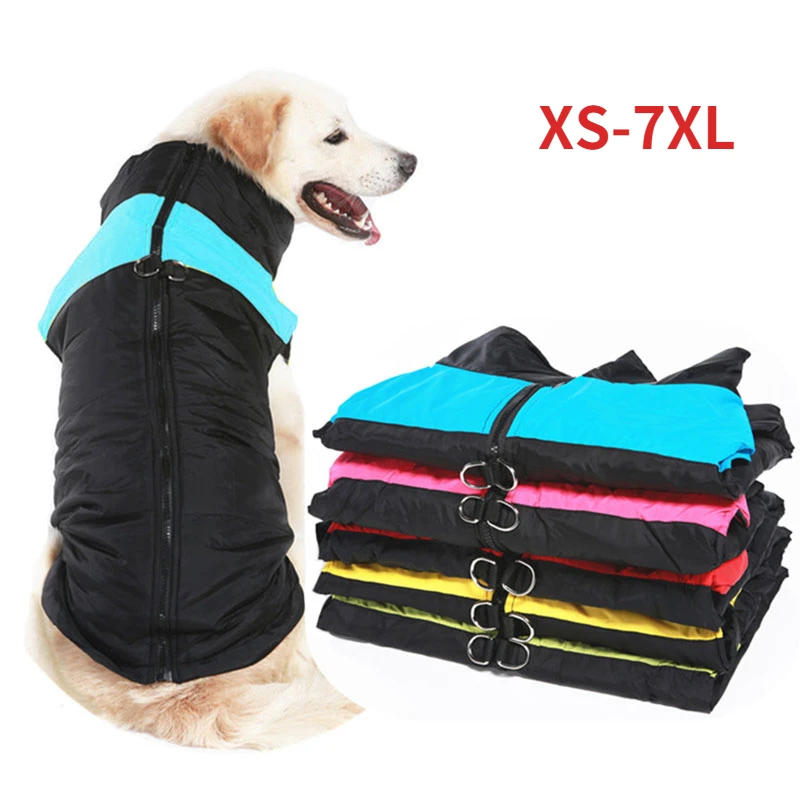 S-7XL Big Dog Waterproof Jacket Winter Warm Pet Dog Clothes Small Large Dog Chihuahua Clothing Pug Yorkie Clothes Dog Supplies
S-7XL Big Dog Waterproof Jacket Winter Warm Pet Dog Clothes Small Large Dog Chihuahua Clothing Pug Yorkie Clothes Dog Supplies
