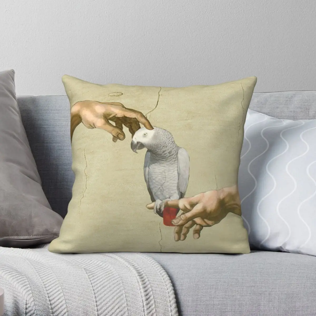Scritching An African Grey Square Pillowcase Polyester Linen Velvet Printed Zip Decor Throw Pillow Case Bed Cushion Cover
Scritching An African Grey Square Pillowcase Polyester Linen Velvet Printed Zip Decor Throw Pillow Case Bed Cushion Cover