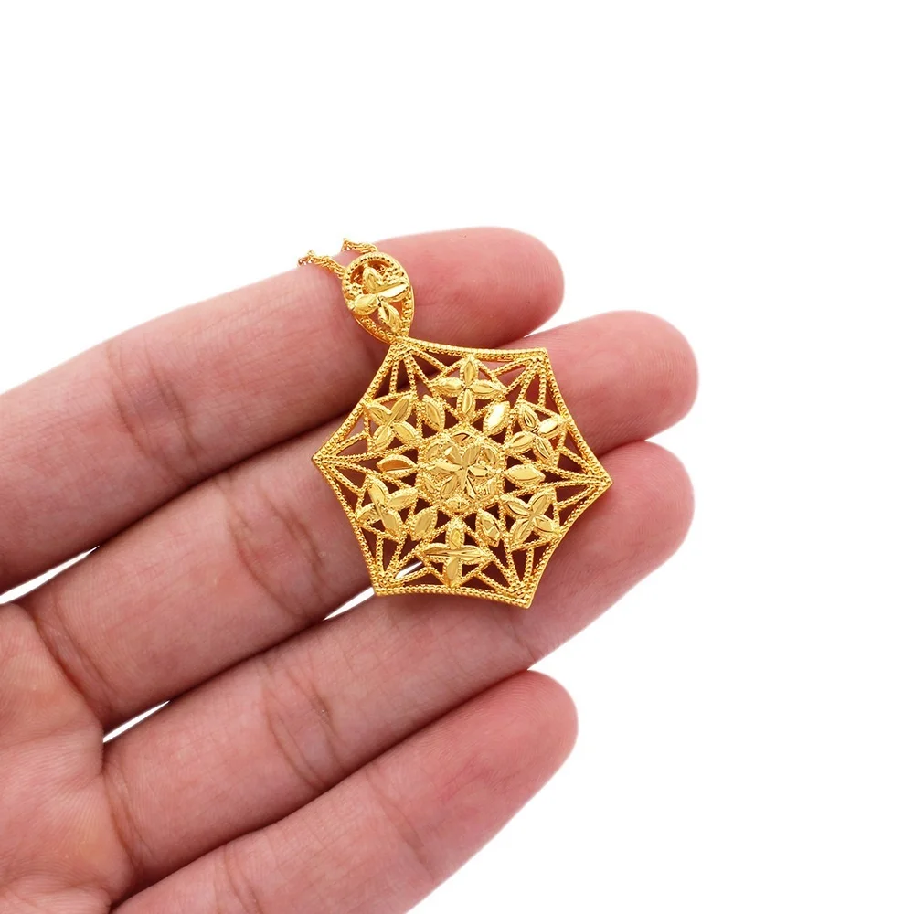 New RoseL High Quality Necklace Luxury Jewelry 24K Gold Jewelry Necklace Dubai 24K Gold Arab Bride Arab Women Jewelry
New RoseL High Quality Necklace Luxury Jewelry 24K Gold Jewelry Necklace Dubai 24K Gold Arab Bride Arab Women Jewelry