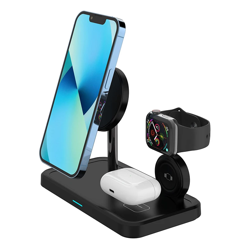 Magnetic Wireless Charging Station for iPhone 13 12 Pro Max 3 in 1 15W Fast Charger Stand for Apple iWatch 7 6 SE 5 AirPods Pro
Magnetic Wireless Charging Station for iPhone 13 12 Pro Max 3 in 1 15W Fast Charger Stand for Apple iWatch 7 6 SE 5 AirPods Pro