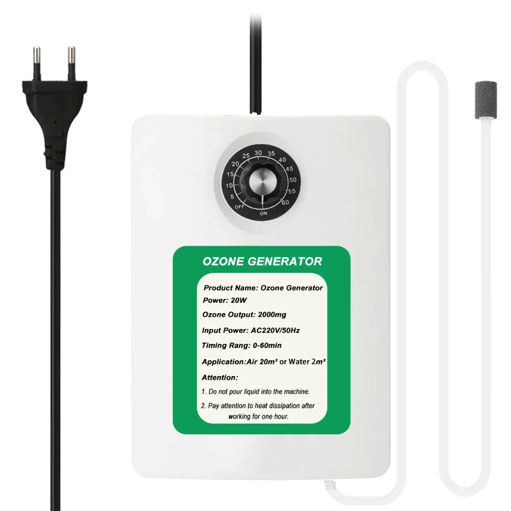 Портативный генератор озона 2000 мг/ч
Портативный генератор озона 2000 мг/ч