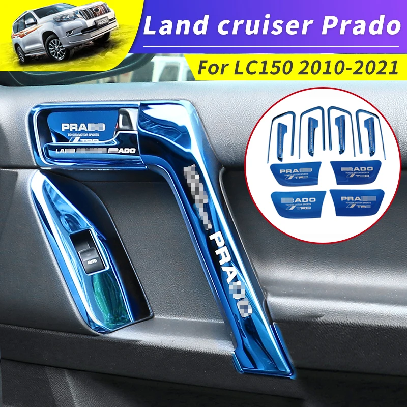Для 2010-2021 Toyota Land Cruiser Prado 150 обновленная дверная ручка с защитой от царапин Lc150 синие аксессуары для модификации интерьера FJ150
Для 2010-2021 Toyota Land Cruiser Prado 150 обновленная дверная ручка с защитой от царапин Lc150 синие аксессуары для модификации интерьера FJ150