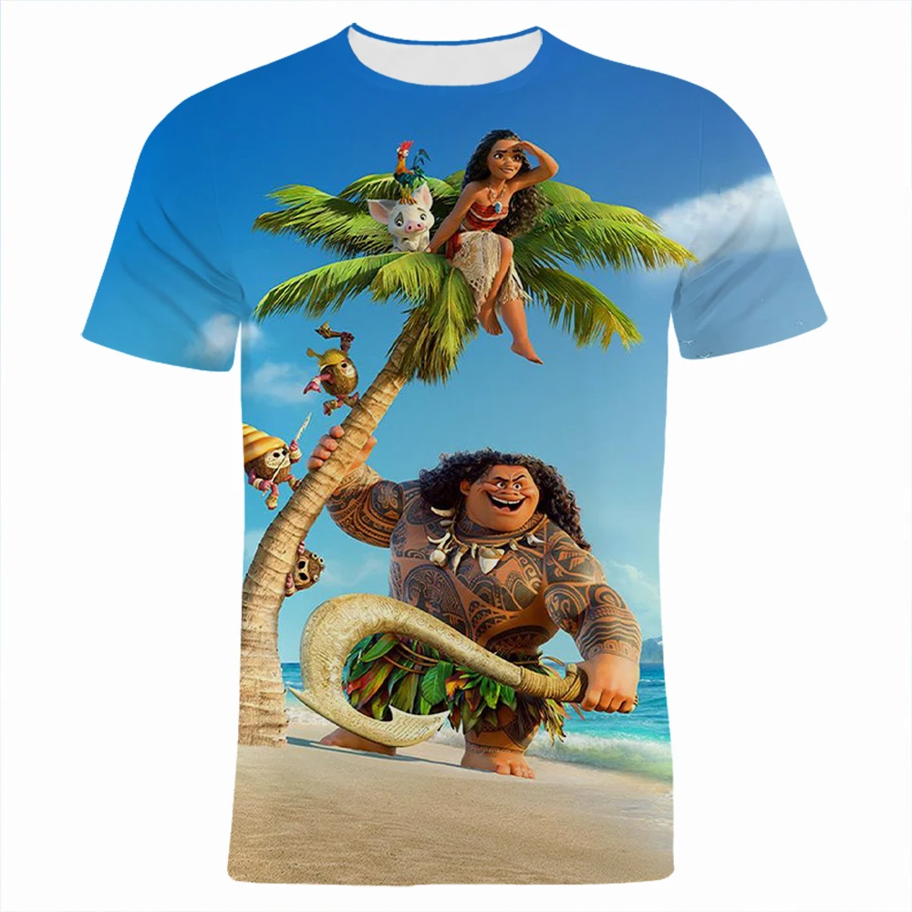 2023 New Summer Men's T-shirts Disney Movie Moana 3D Print Boy Girl Kids Cartoon Anime T Shirt Short Sleeve Women Tee Tops 
2023 New Summer Men's T-shirts Disney Movie Moana 3D Print Boy Girl Kids Cartoon Anime T Shirt Short Sleeve Women Tee Tops