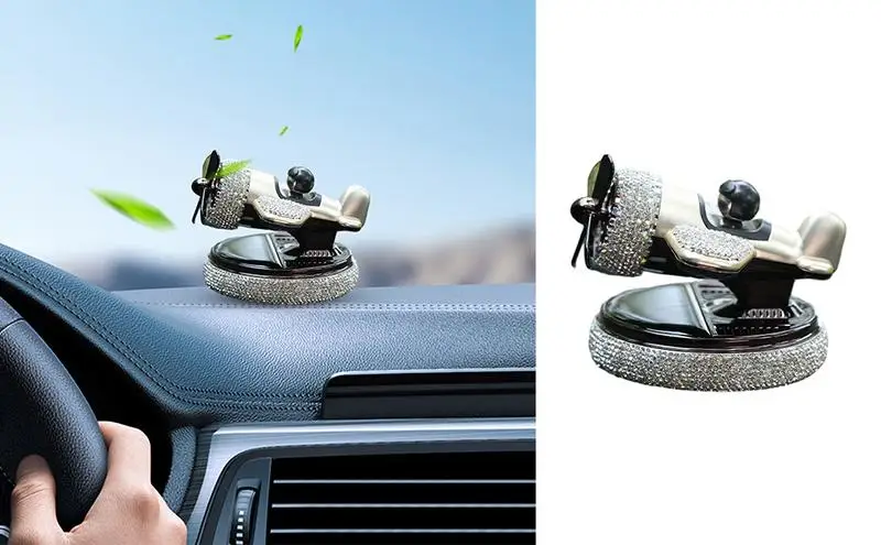 Solar Rotating Car Aromatherapy Airplane Air Freshener Long-Lasting Fragrance Decoration Supplies For Mini Car auto SUVs RVs
Solar Rotating Car Aromatherapy Airplane Air Freshener Long-Lasting Fragrance Decoration Supplies For Mini Car auto SUVs RVs