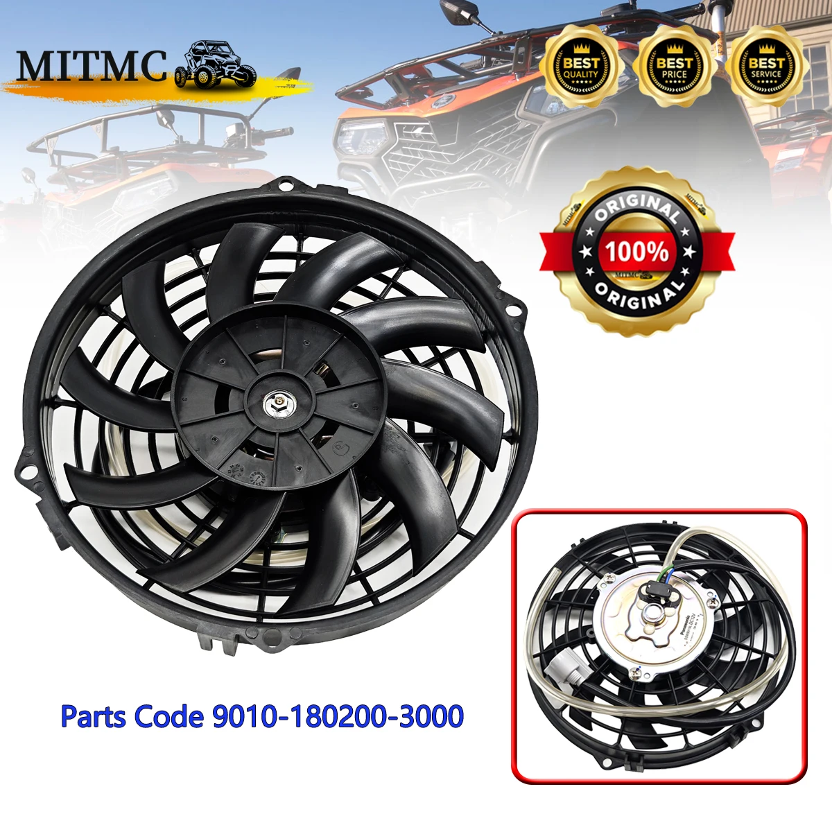 Оригинальный вентилятор радиатора для CF500 500 550 CF450 CF 450 550 600 Cforce X5 U6 X6 ATV UTV Quad 9010-180200-3000
Оригинальный вентилятор радиатора для CF500 500 550 CF450 CF 450 550 600 Cforce X5 U6 X6 ATV UTV Quad 9010-180200-3000