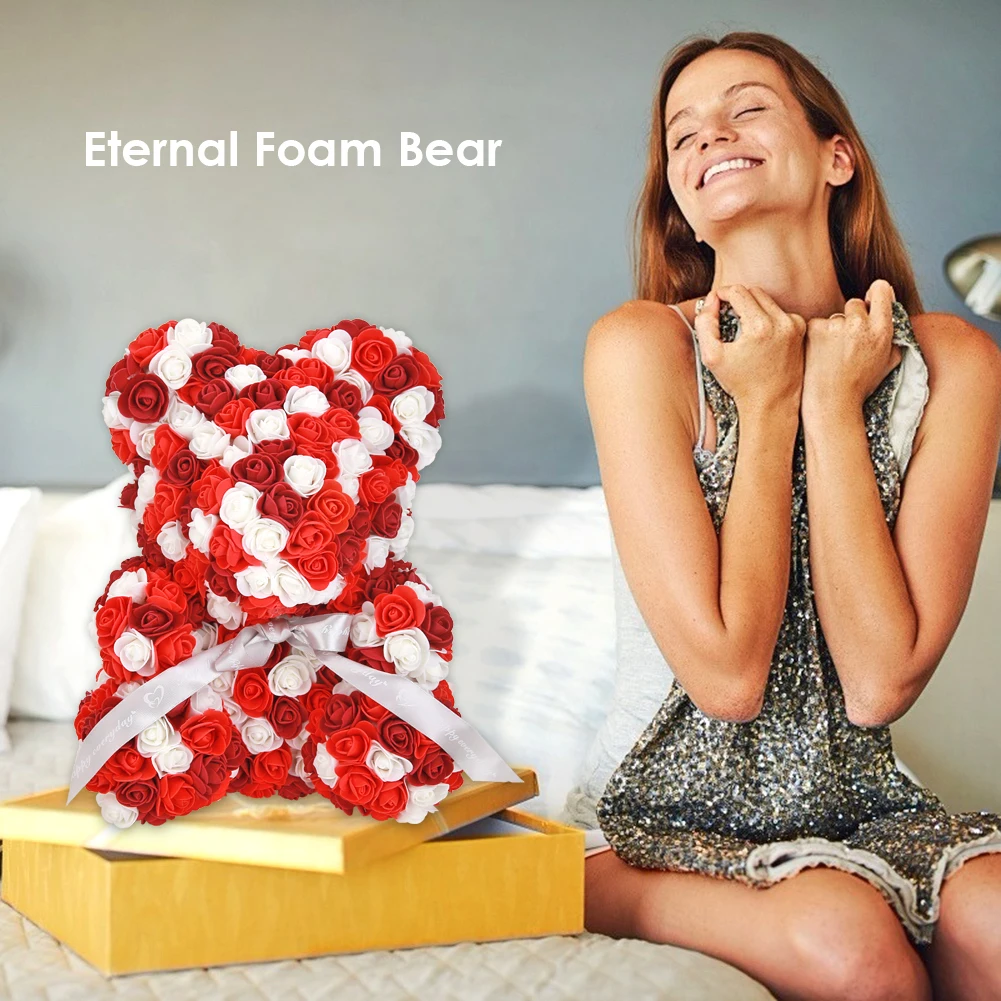 Eternal Flower Roses Bear Soft Durable Anti-fading Fluffy Stereo Waterproof Soap Flowers Dolls Wedding Birthday Gifts Decor
Eternal Flower Roses Bear Soft Durable Anti-fading Fluffy Stereo Waterproof Soap Flowers Dolls Wedding Birthday Gifts Decor