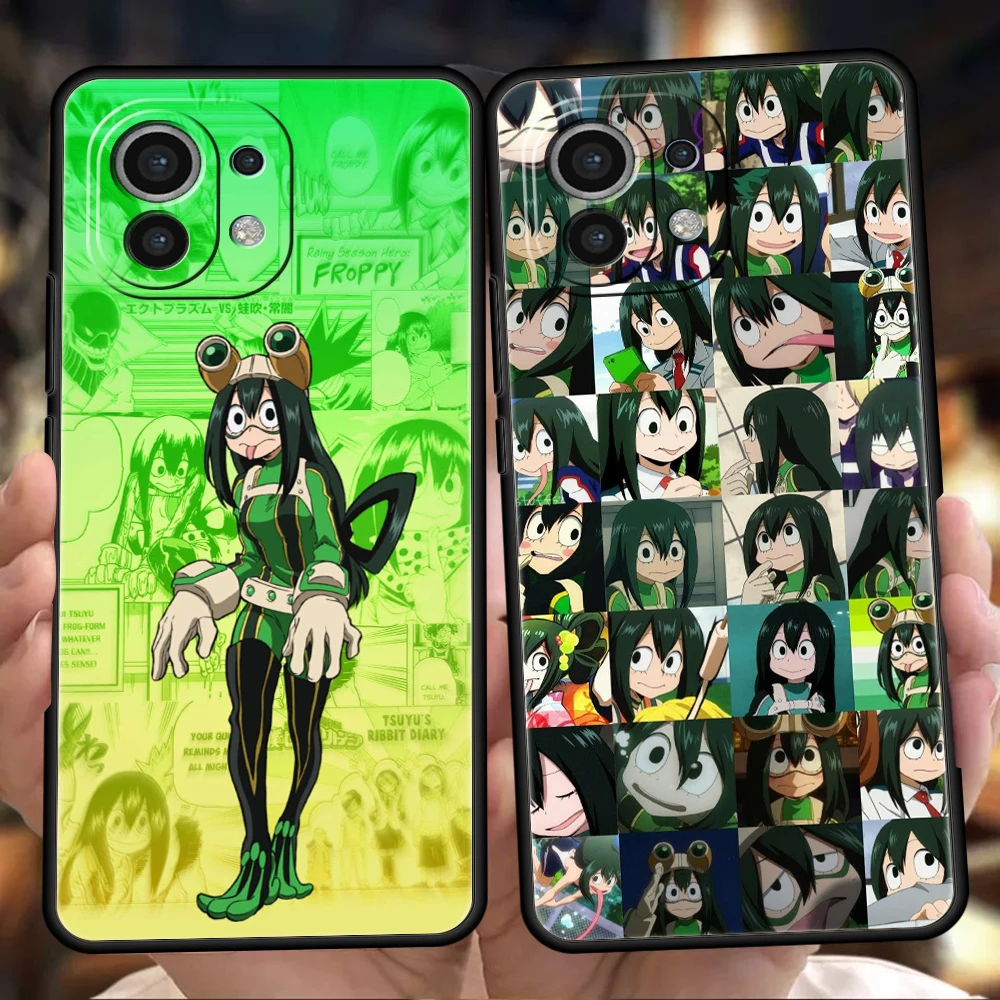 Asui Tsuyu Boku No Phone Case for Xiaomi Poco F3 X3 X4 GT NFC M3 M4 Mi 12 9T 11 Ultra 11X 11i Note 10T Pro Lite 5G Silicon Cover
Asui Tsuyu Boku No Phone Case for Xiaomi Poco F3 X3 X4 GT NFC M3 M4 Mi 12 9T 11 Ultra 11X 11i Note 10T Pro Lite 5G Silicon Cover