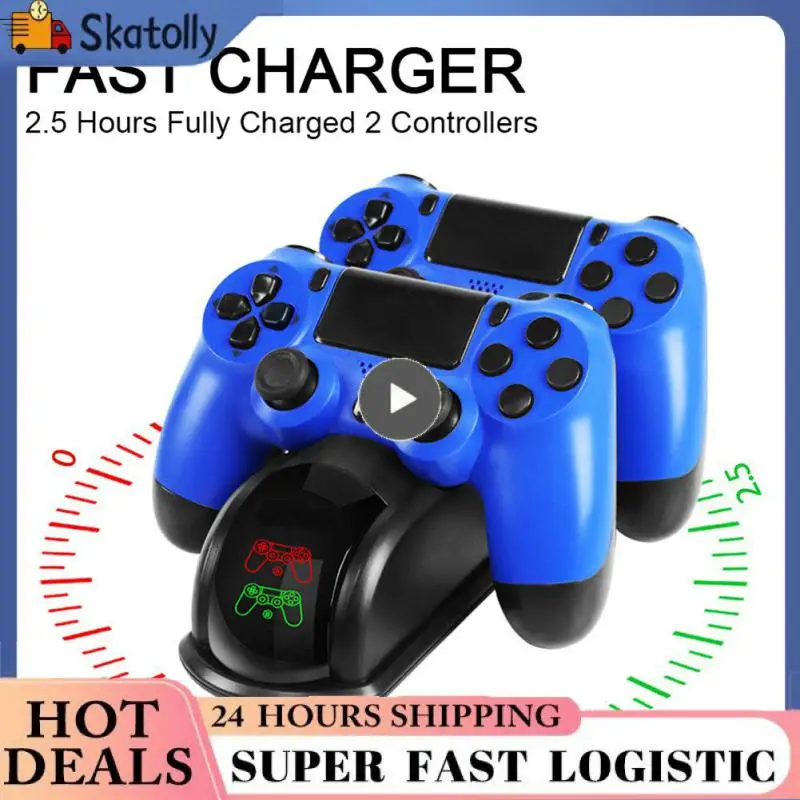 

Wireless Gamepad Controle Charger Dual Controllers Usb Gamepad Holder Charger Station Fast Charging Dock Base Stand