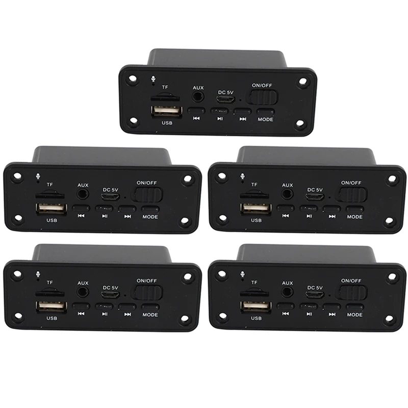 5X Hands-Free MP3 Player Decoder Board 2 x 3W Amplifier DC 5V MP3 WMA Wireless Bluetooth 5.0 Decoder Board Audio Module
5X Hands-Free MP3 Player Decoder Board 2 x 3W Amplifier DC 5V MP3 WMA Wireless Bluetooth 5.0 Decoder Board Audio Module